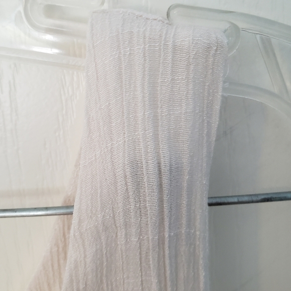 White Linen Tunic Tank Dress Medium - Picture 12 of 16